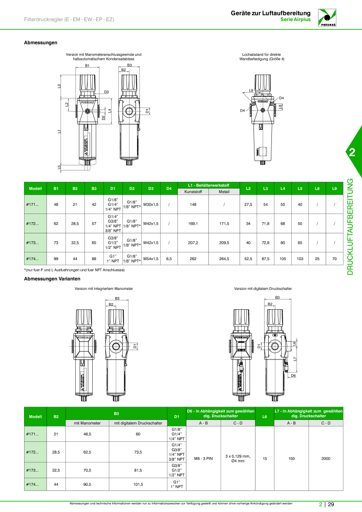 Pneumax - Hauptkatalog Nº: 21218 - Página 577