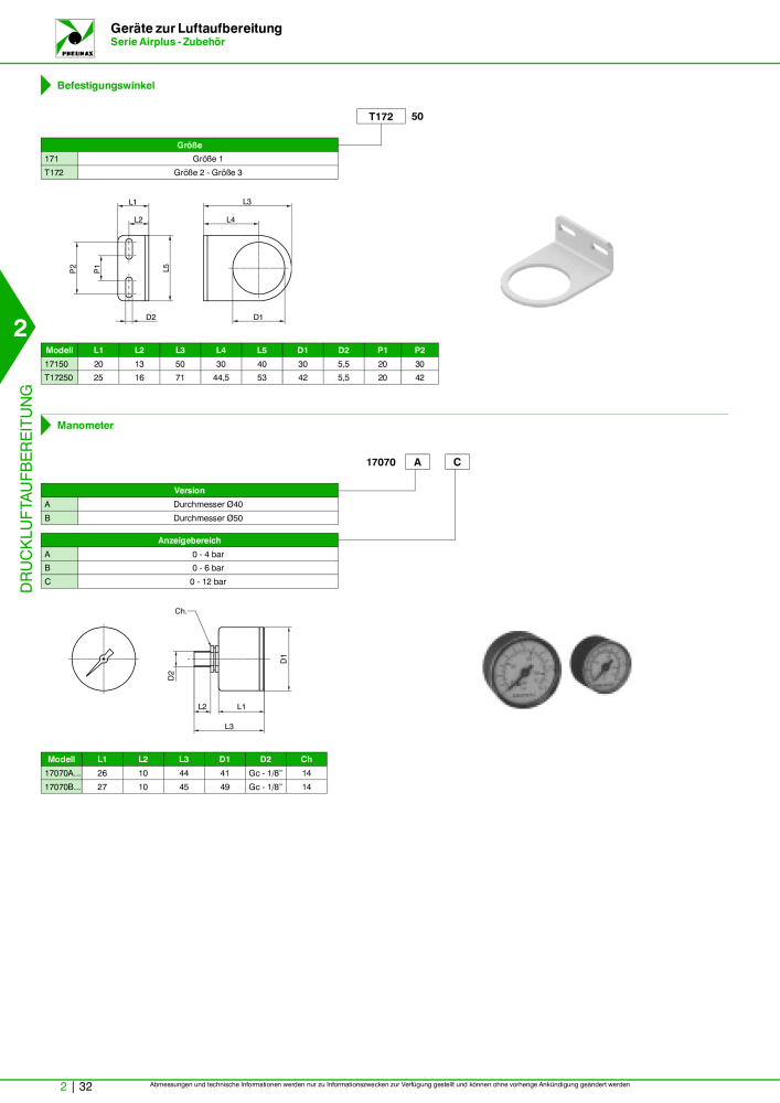 Pneumax - Hauptkatalog NO.: 21218 - Page 580