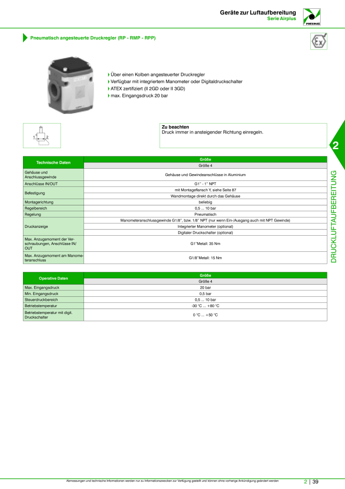 Pneumax - Hauptkatalog Nº: 21218 - Página 587