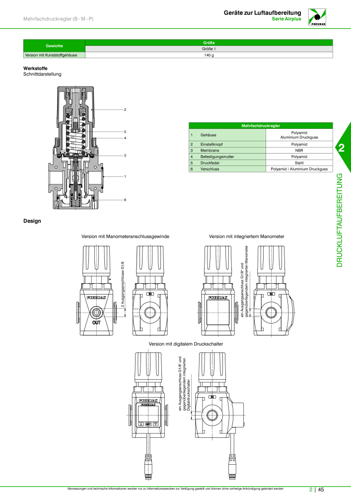 Pneumax - Hauptkatalog Nb. : 21218 - Page 593