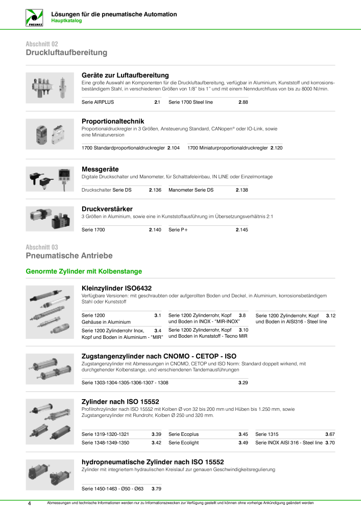 Pneumax - Hauptkatalog NR.: 21218 - Seite 6