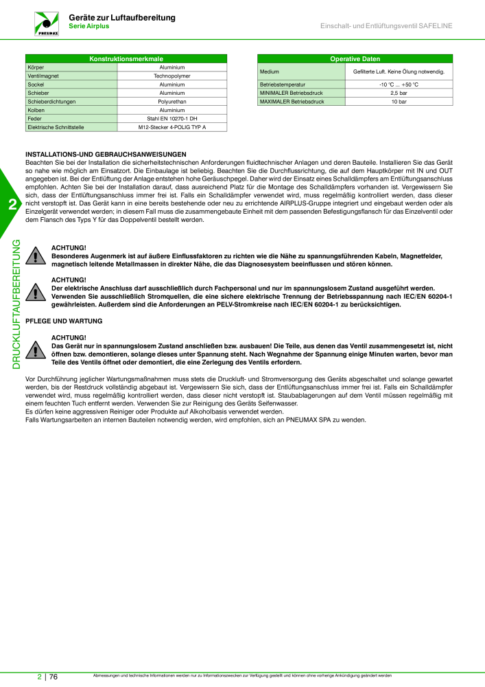 Pneumax - Hauptkatalog NR.: 21218 - Seite 624