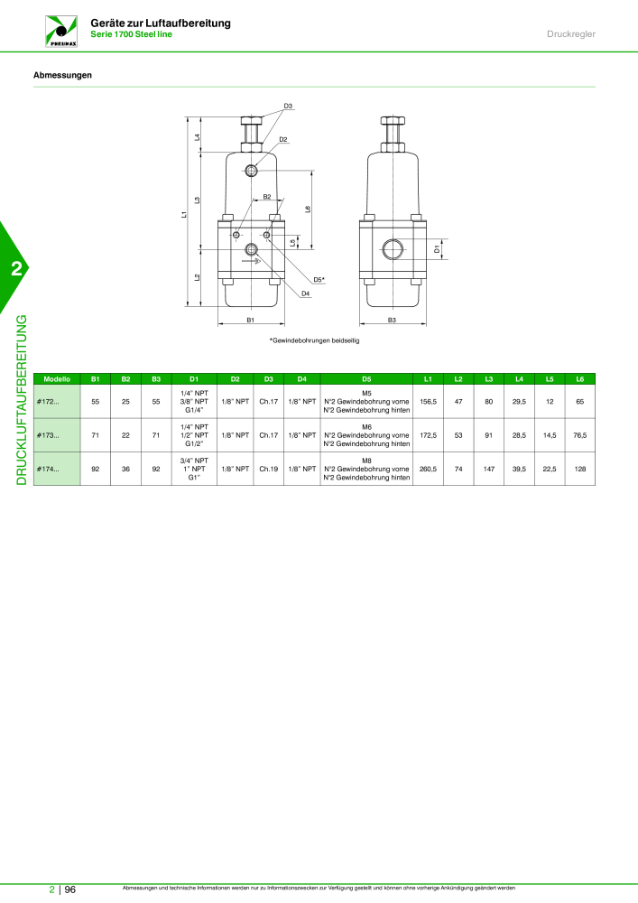 Pneumax - Hauptkatalog Nb. : 21218 - Page 644