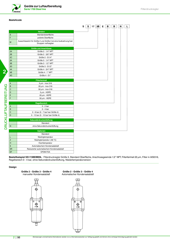 Pneumax - Hauptkatalog NO.: 21218 - Page 646