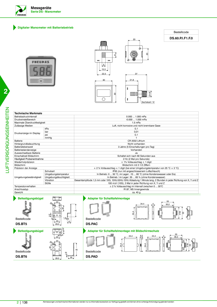 Pneumax - Hauptkatalog Nb. : 21218 - Page 686