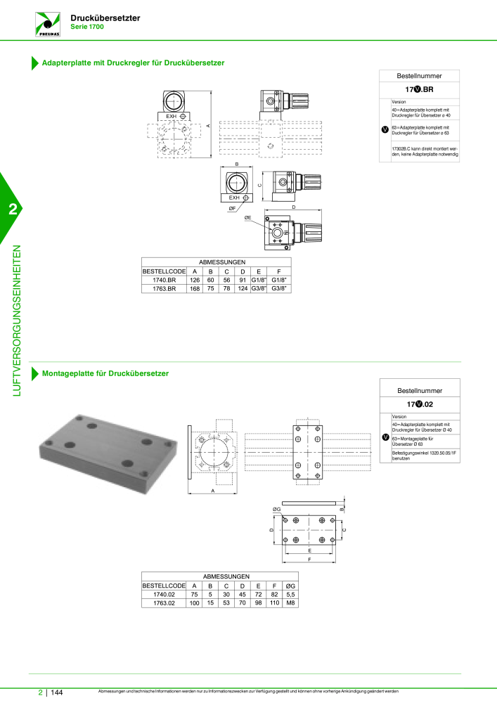 Pneumax - Hauptkatalog Nb. : 21218 - Page 692