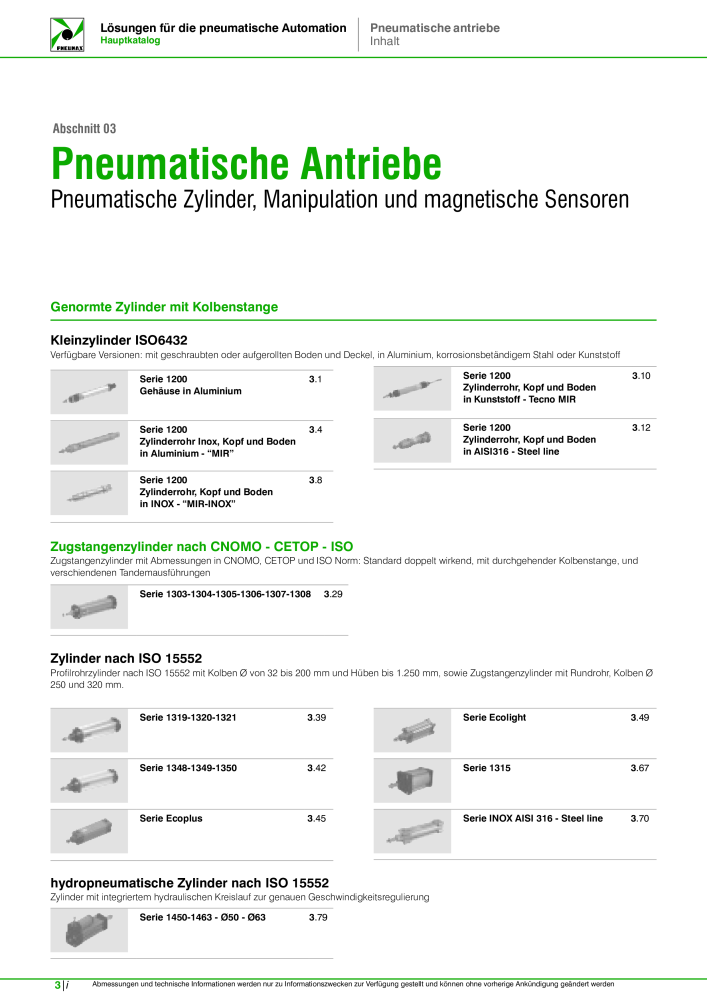 Pneumax - Hauptkatalog Nº: 21218 - Página 698