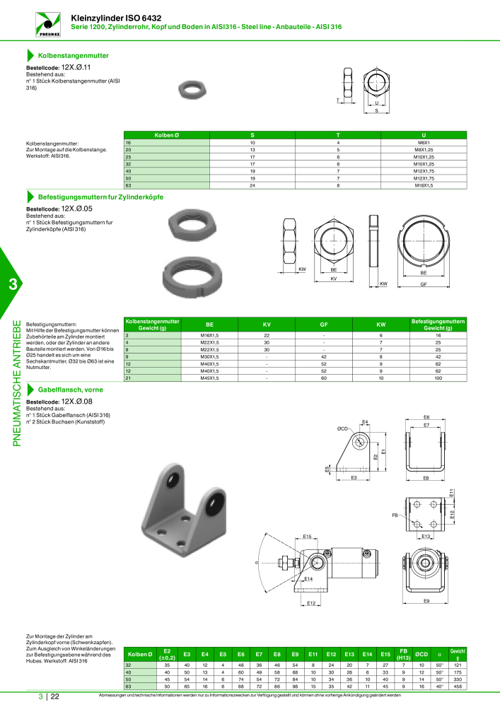 Pneumax - Hauptkatalog NO.: 21218 - Page 724