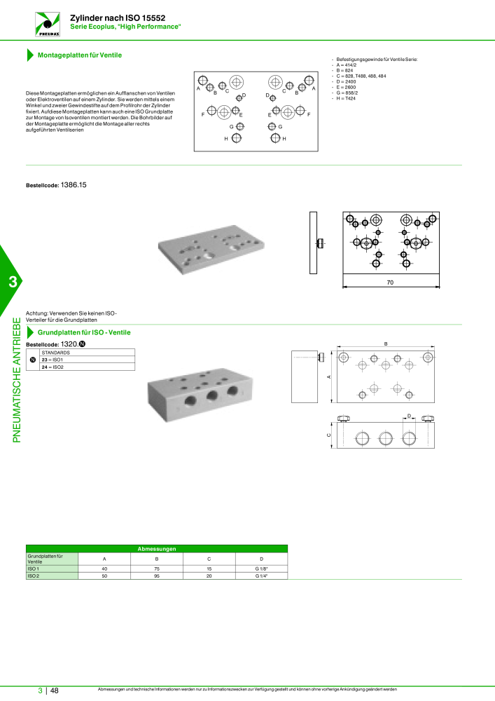 Pneumax - Hauptkatalog Nb. : 21218 - Page 750