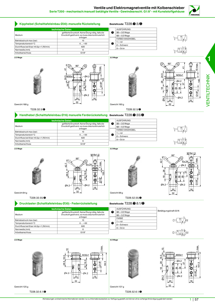 Pneumax - Hauptkatalog Nb. : 21218 - Page 77