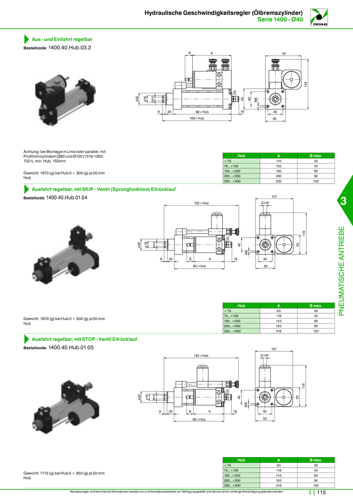 Pneumax - Hauptkatalog Nb. : 21218 - Page 817