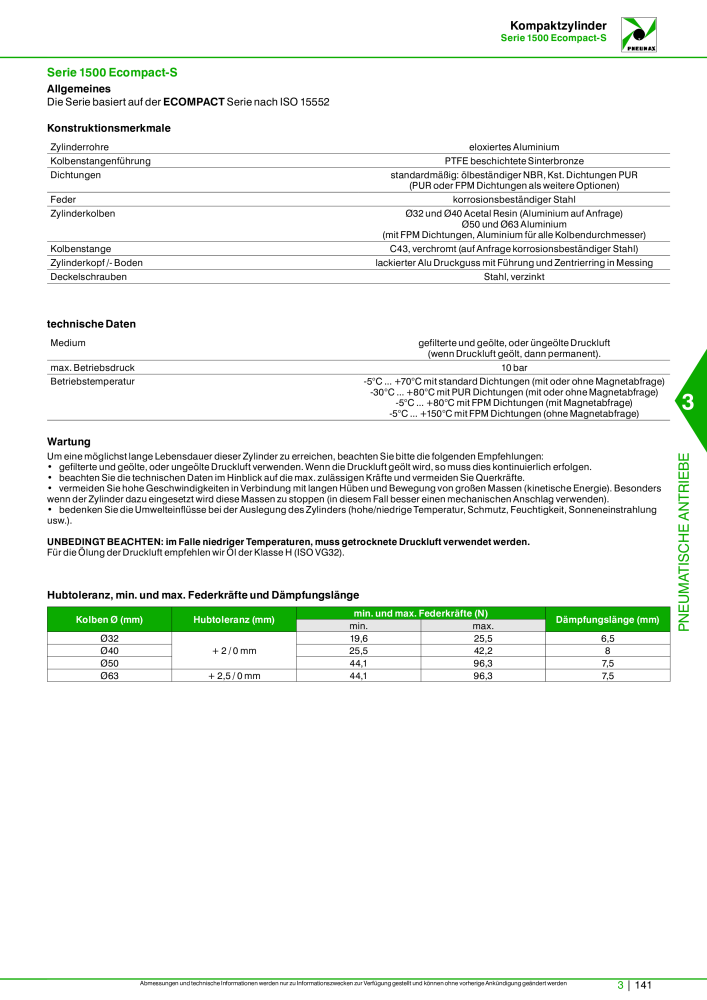 Pneumax - Hauptkatalog Nb. : 21218 - Page 843