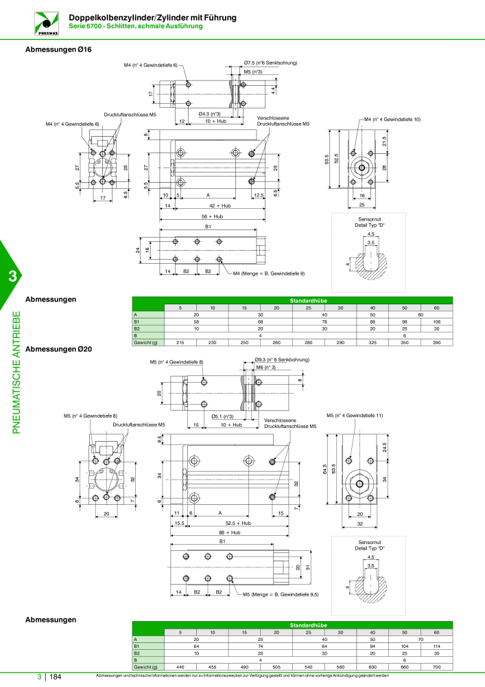 Pneumax - Hauptkatalog Nº: 21218 - Página 886