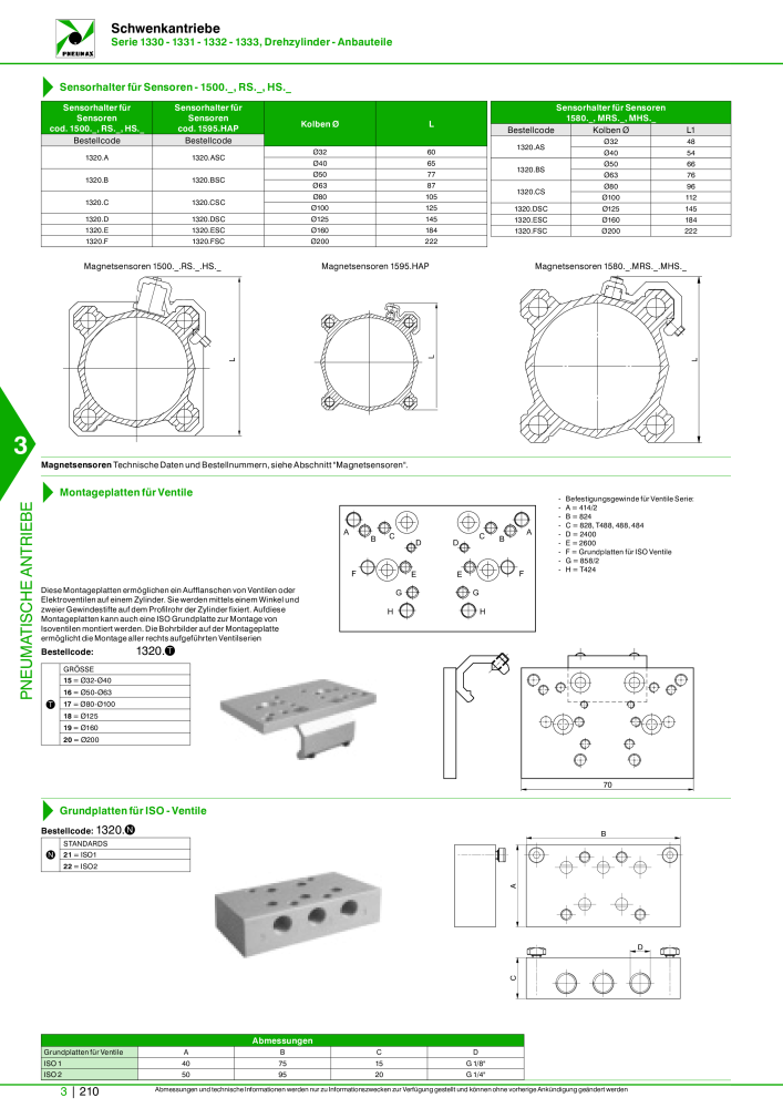 Pneumax - Hauptkatalog Nb. : 21218 - Page 912