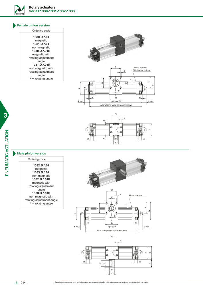 Pneumax - Hauptkatalog NO.: 21219 - Page 1010