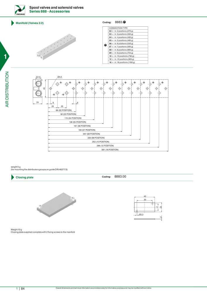 Pneumax - Hauptkatalog NO.: 21219 - Page 104