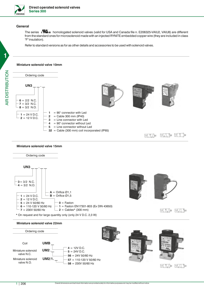 Pneumax - Hauptkatalog Nº: 21219 - Página 226