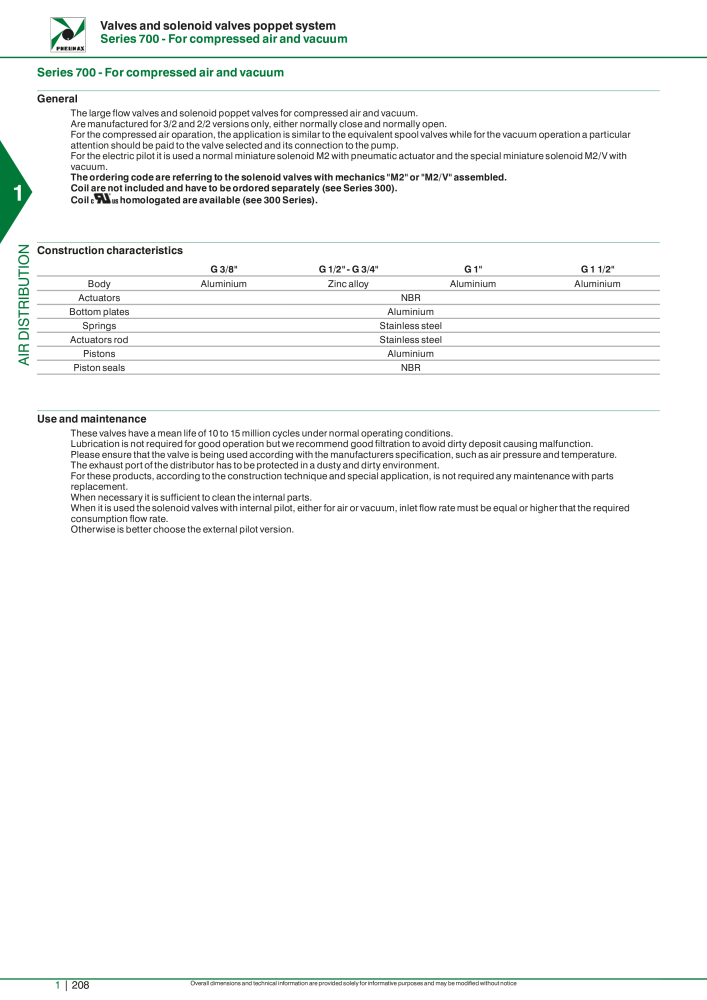 Pneumax - Hauptkatalog NO.: 21219 - Page 228