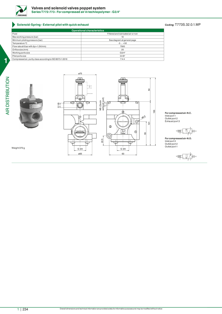 Pneumax - Hauptkatalog NO.: 21219 - Page 254