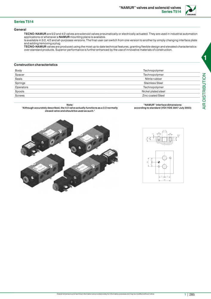 Pneumax - Hauptkatalog Nº: 21219 - Página 305