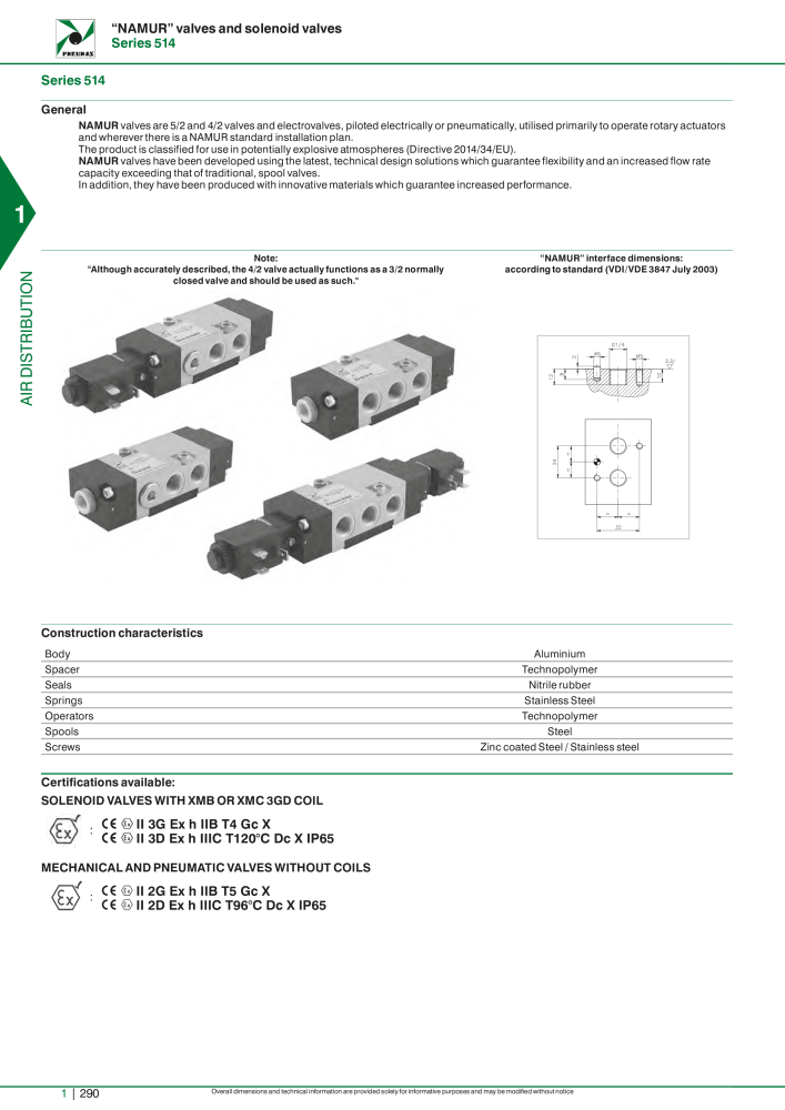 Pneumax - Hauptkatalog NO.: 21219 - Page 310