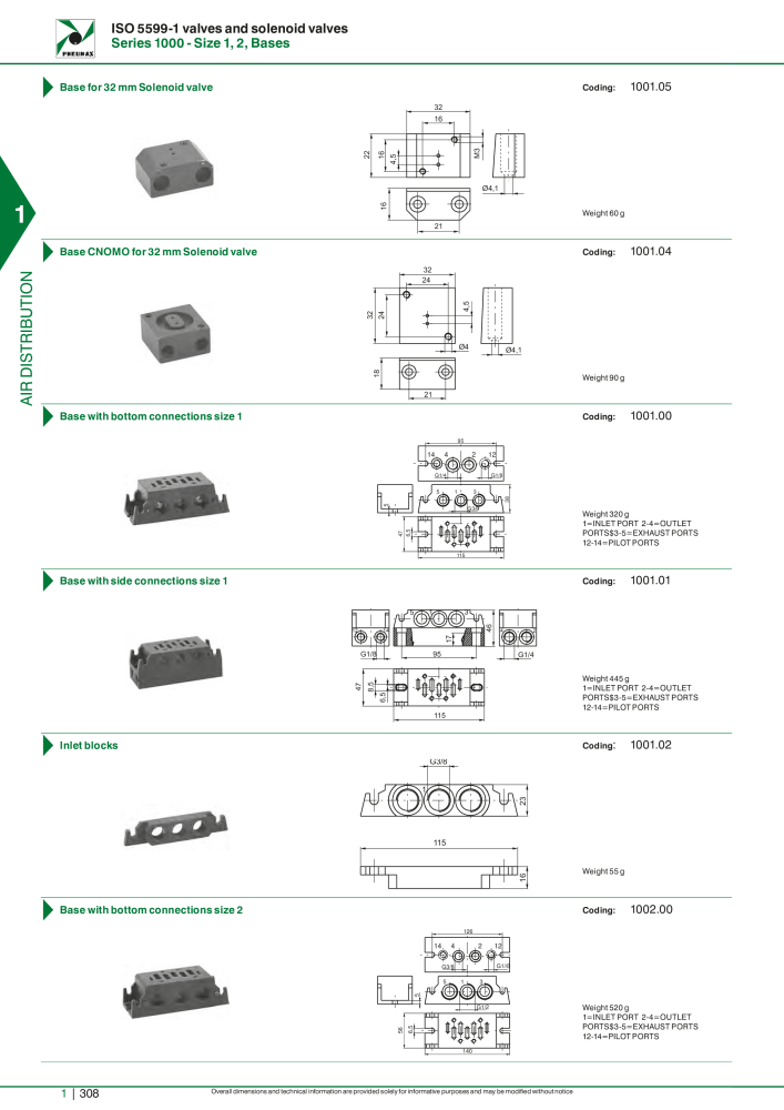 Pneumax - Hauptkatalog NO.: 21219 - Page 328