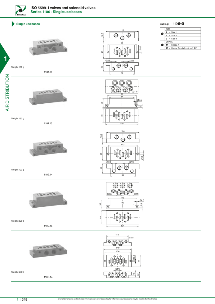 Pneumax - Hauptkatalog NR.: 21219 - Seite 338