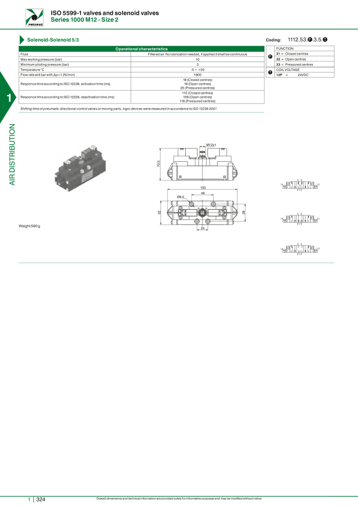 Pneumax - Hauptkatalog Nº: 21219 - Página 344