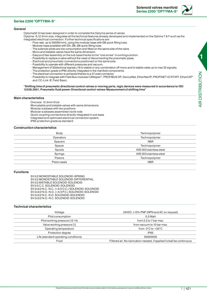 Pneumax - Hauptkatalog Nº: 21219 - Página 441