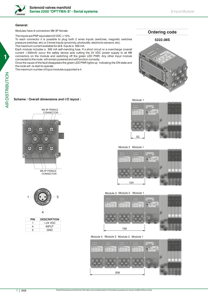 Pneumax - Hauptkatalog Nº: 21219 - Página 464