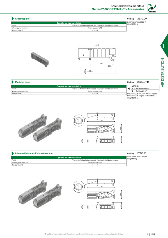 Pneumax - Hauptkatalog Nº: 21219 - Página 479