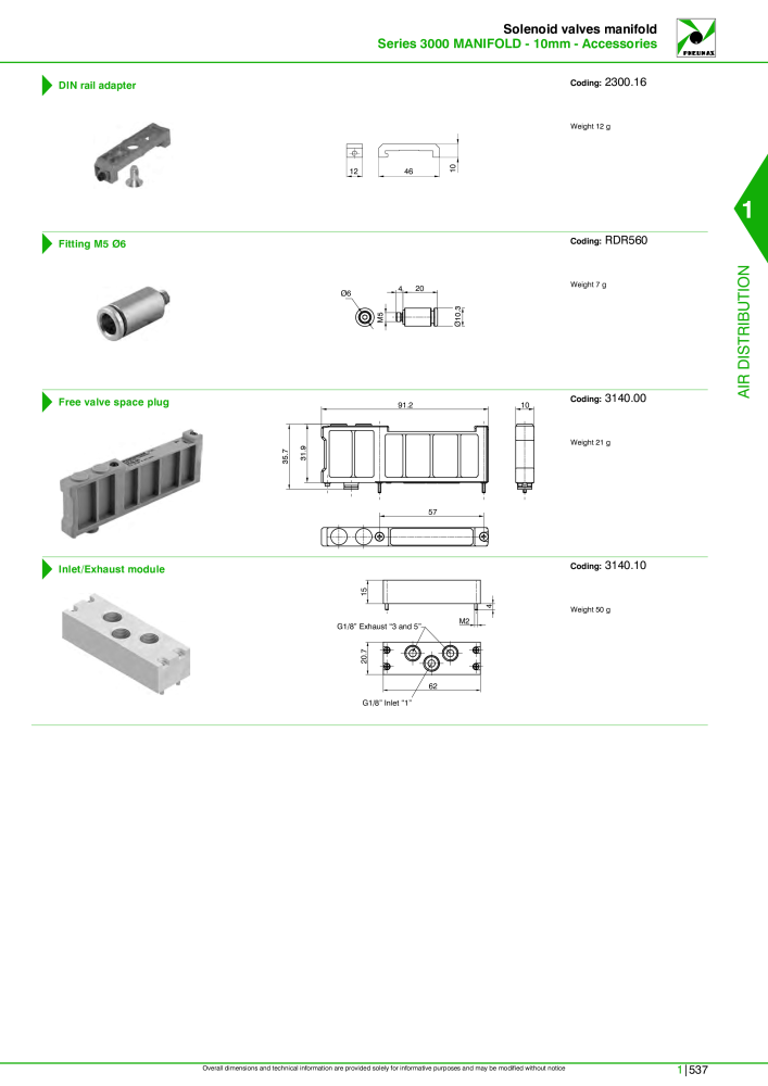 Pneumax - Hauptkatalog NO.: 21219 - Page 557