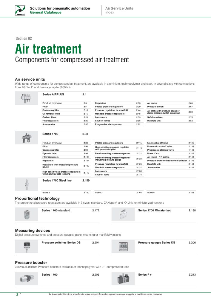 Pneumax - Hauptkatalog Nº: 21219 - Página 574