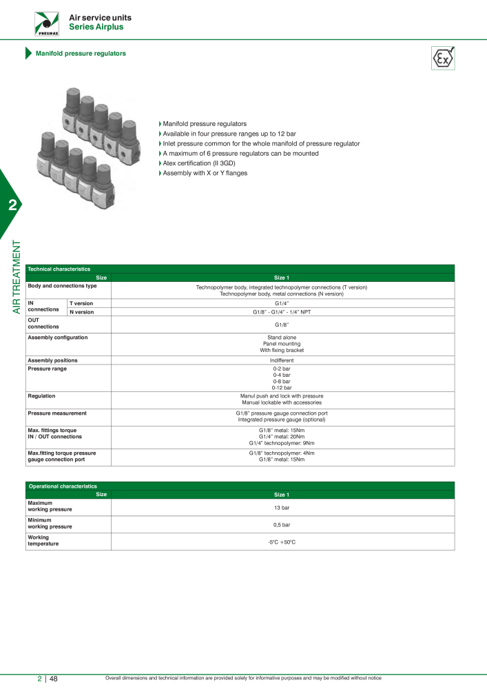 Pneumax - Hauptkatalog Nº: 21219 - Página 622