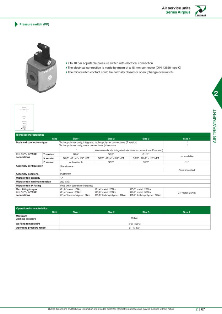 Pneumax - Hauptkatalog Nº: 21219 - Página 641