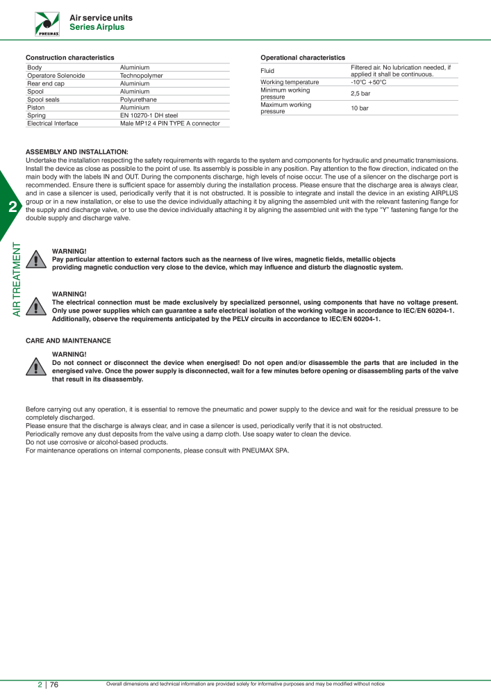 Pneumax - Hauptkatalog NR.: 21219 - Seite 650