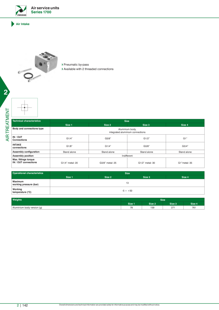 Pneumax - Hauptkatalog NO.: 21219 - Page 716