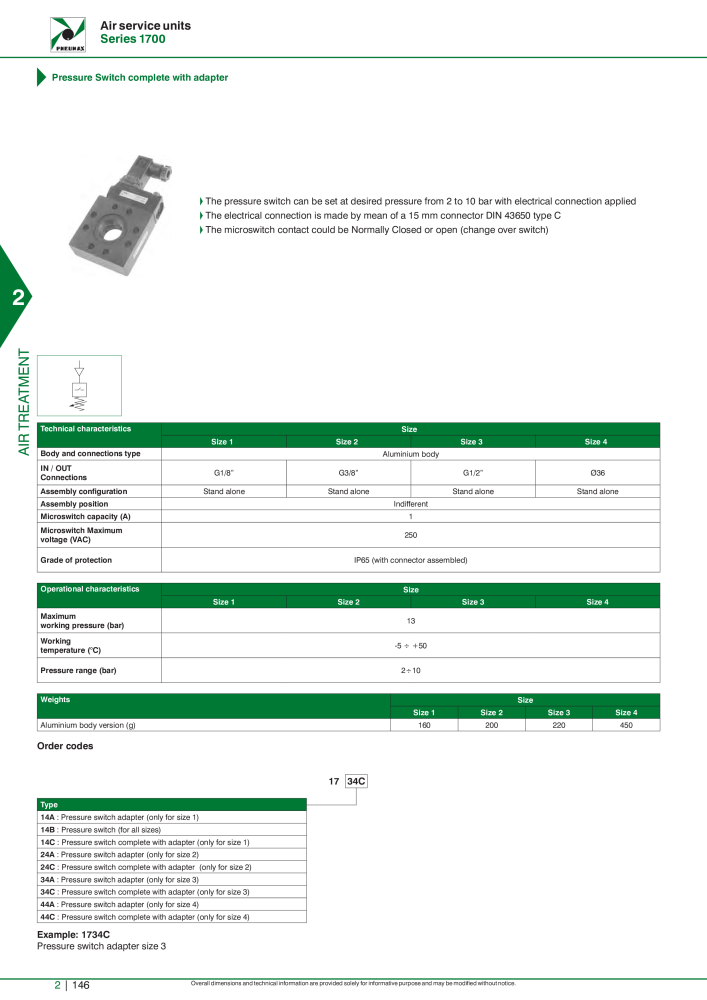 Pneumax - Hauptkatalog Nº: 21219 - Página 720