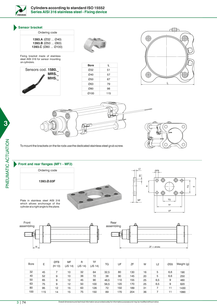 Pneumax - Hauptkatalog NO.: 21219 - Page 870