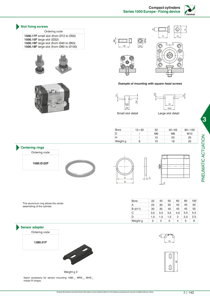 Pneumax - Hauptkatalog Nº: 21219 - Página 939