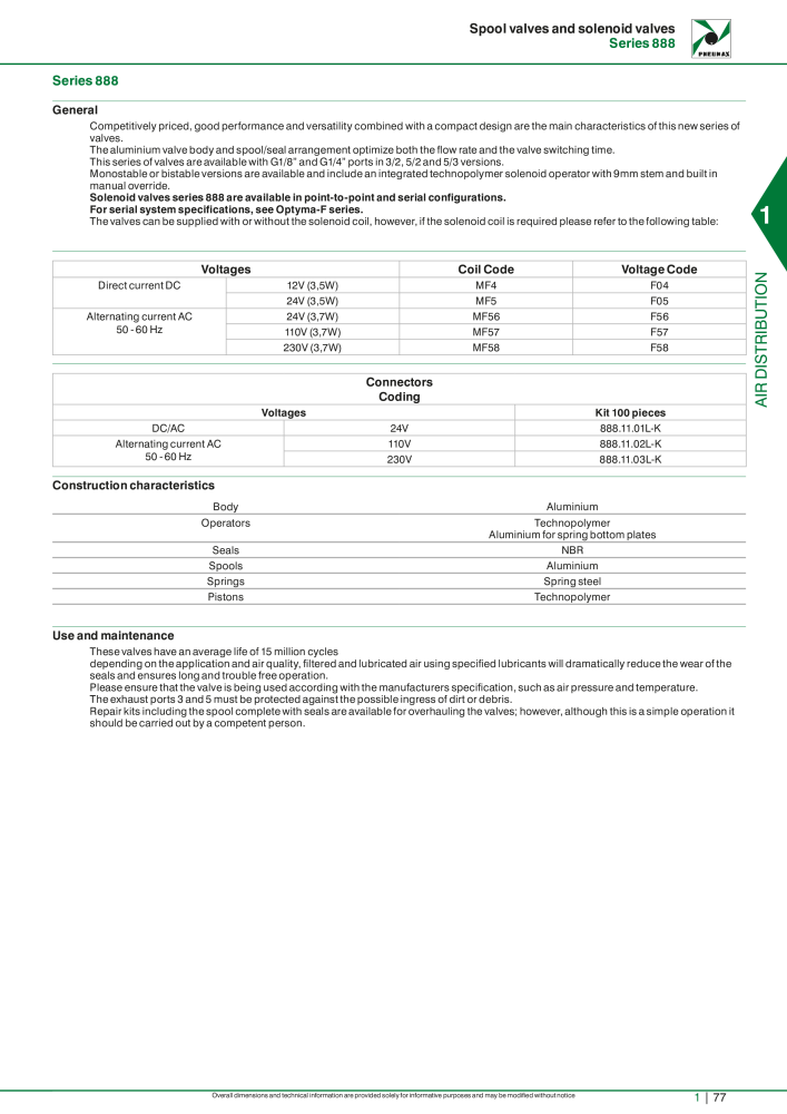 Pneumax - Hauptkatalog Nº: 21219 - Página 97