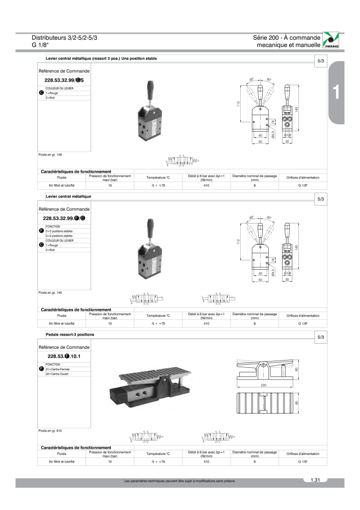 Pneumax - Catalogue Général Nb. : 21220 - Page 105