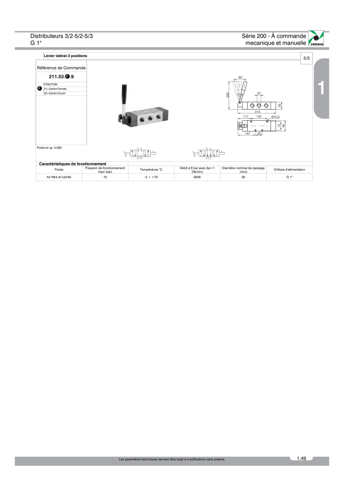 Pneumax - Catalogue Général NO.: 21220 - Page 123