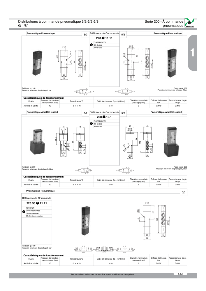 Pneumax - Catalogue Général Nb. : 21220 - Page 129