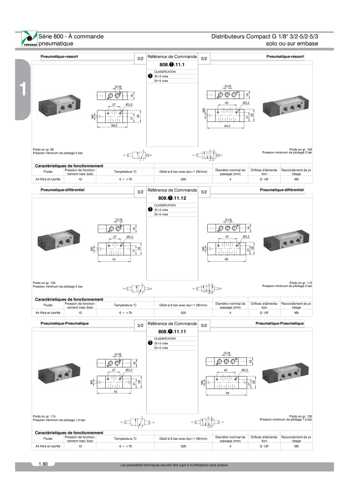 Pneumax - Catalogue Général NR.: 21220 - Seite 134