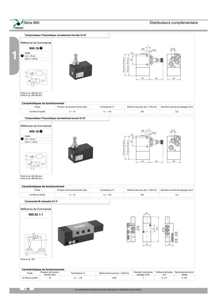 Pneumax - Catalogue Général Nb. : 21220 - Page 164