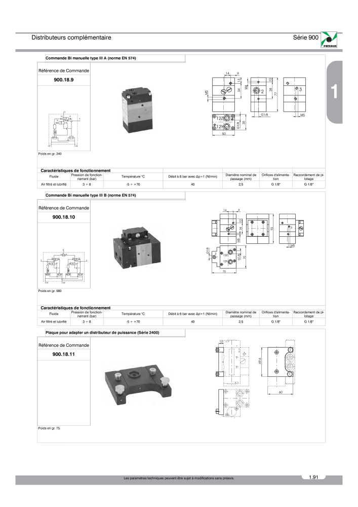 Pneumax - Catalogue Général NO.: 21220 - Page 165