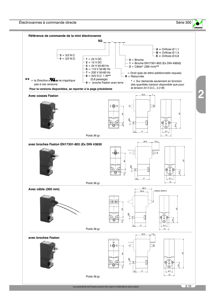 Pneumax - Catalogue Général Nº: 21220 - Página 203