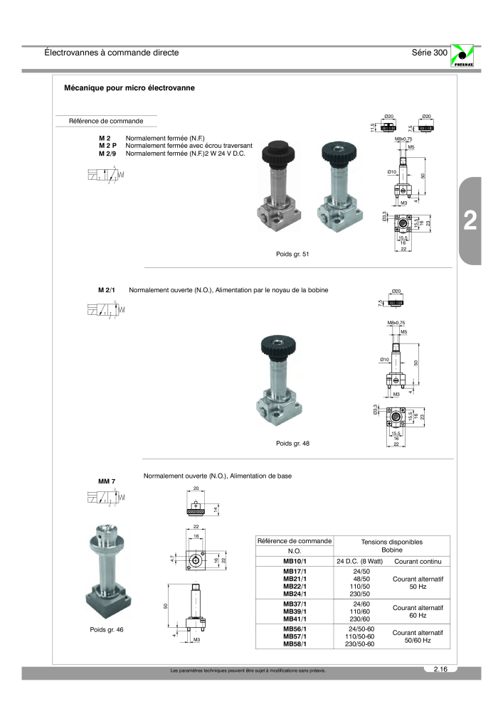 Pneumax - Catalogue Général Nº: 21220 - Página 209