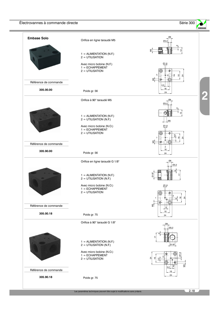 Pneumax - Catalogue Général Nb. : 21220 - Page 211